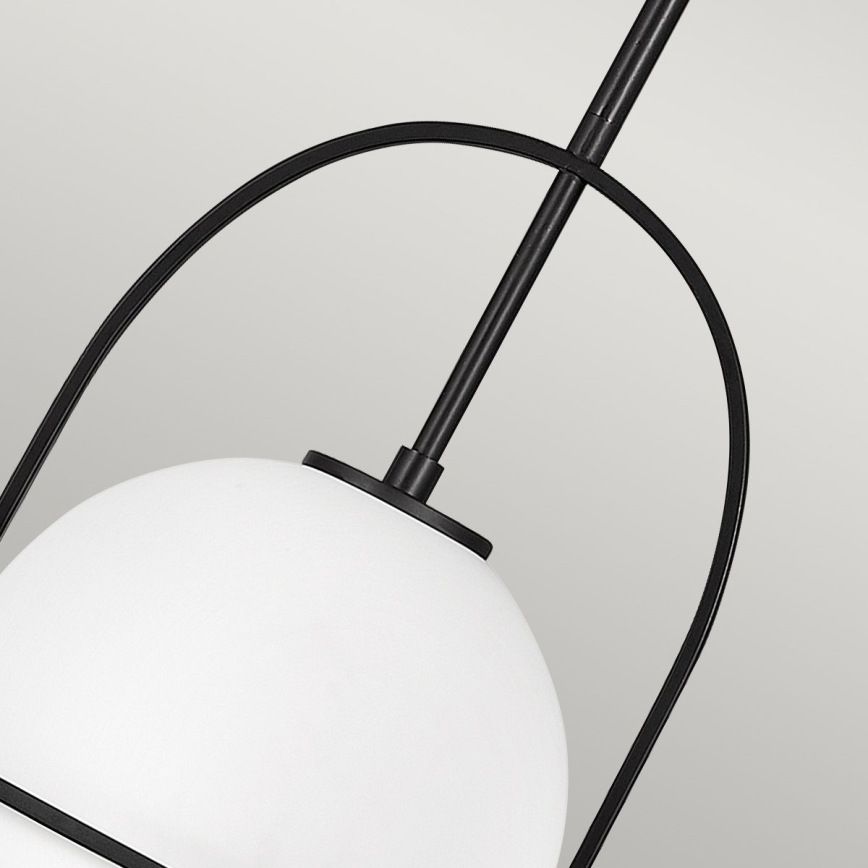 Quintiesse - SOMERSET Rod-Mounted Pendant Light 1xE27/60W/230V Ø 28.9 cm, Black