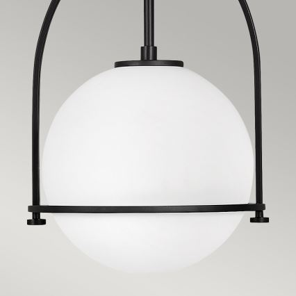 Quintiesse - SOMERSET Rod-Mounted Pendant Light 1xE27/60W/230V Ø 28.9 cm, Black