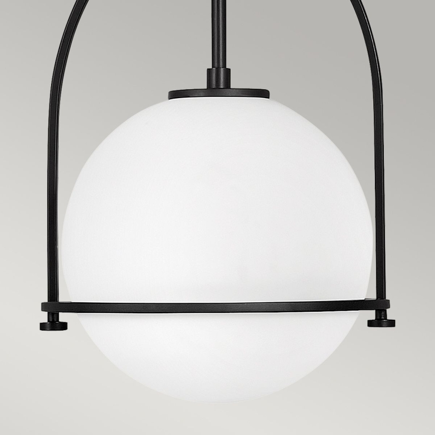 Quintiesse - SOMERSET Rod-Mounted Pendant Light 1xE27/60W/230V Ø 28.9 cm, Black
