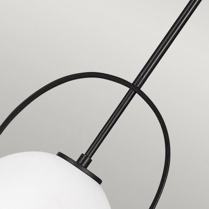 Quintiesse - SOMERSET Rod-Mounted Pendant Light 1xE27/60W/230V Ø 28.9 cm, Black