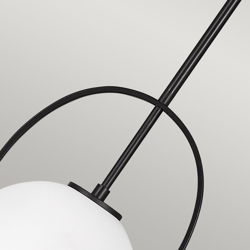 Quintiesse - SOMERSET Rod-Mounted Pendant Light 1xE27/60W/230V Ø 28.9 cm, Black
