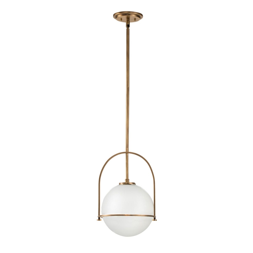 Quintiesse - SOMERSET rod pendant light 1xE27/60W/230V Ø 28.9 cm, bronze