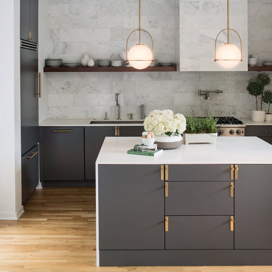 Quintiesse - SOMERSET rod pendant light 1xE27/60W/230V Ø 28.9 cm, bronze