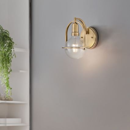 Quintiesse - SOMERSET Wall Lamp 1xE27/60W/230V Gold