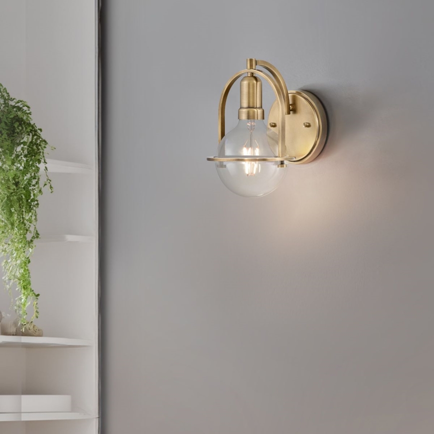 Quintiesse - SOMERSET Wall Lamp 1xE27/60W/230V Gold