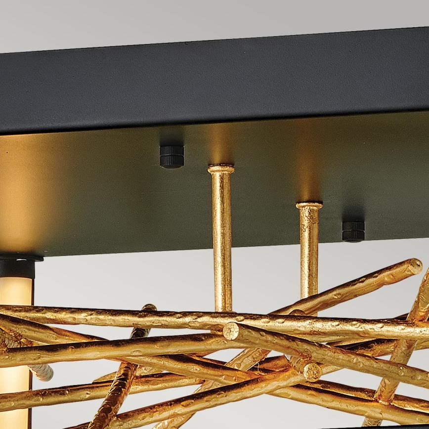 Quintiesse - STYX LED Ceiling Light 8W/230V, Black/Gold