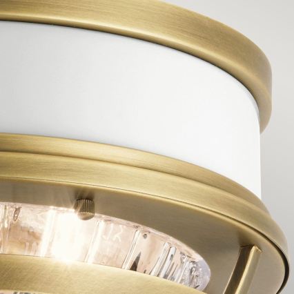 Quintiesse - TOLLIS Ceiling Light 2xE27/40W/230V Ø 30.5 cm, Gold