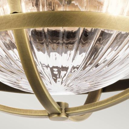 Quintiesse - TOLLIS Ceiling Light 2xE27/40W/230V Ø 30.5 cm, Gold