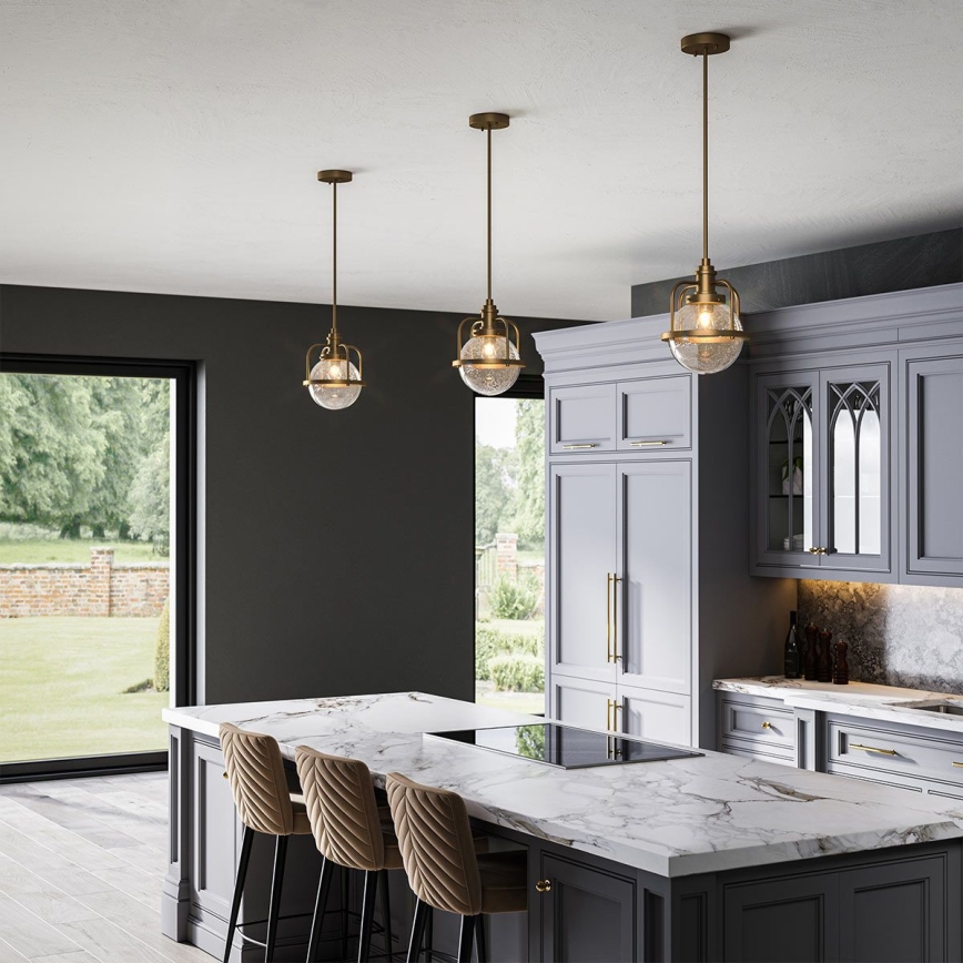 Quintiesse - TRIOCENT Outdoor Post Lantern 1xE27/40W/230V, Ø 24 cm, IP44, Bronze