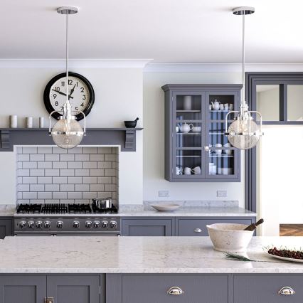 Quintiesse - TRIOCENT Outdoor Post Light 1xE27/40W/230V IP44 Polished Chrome