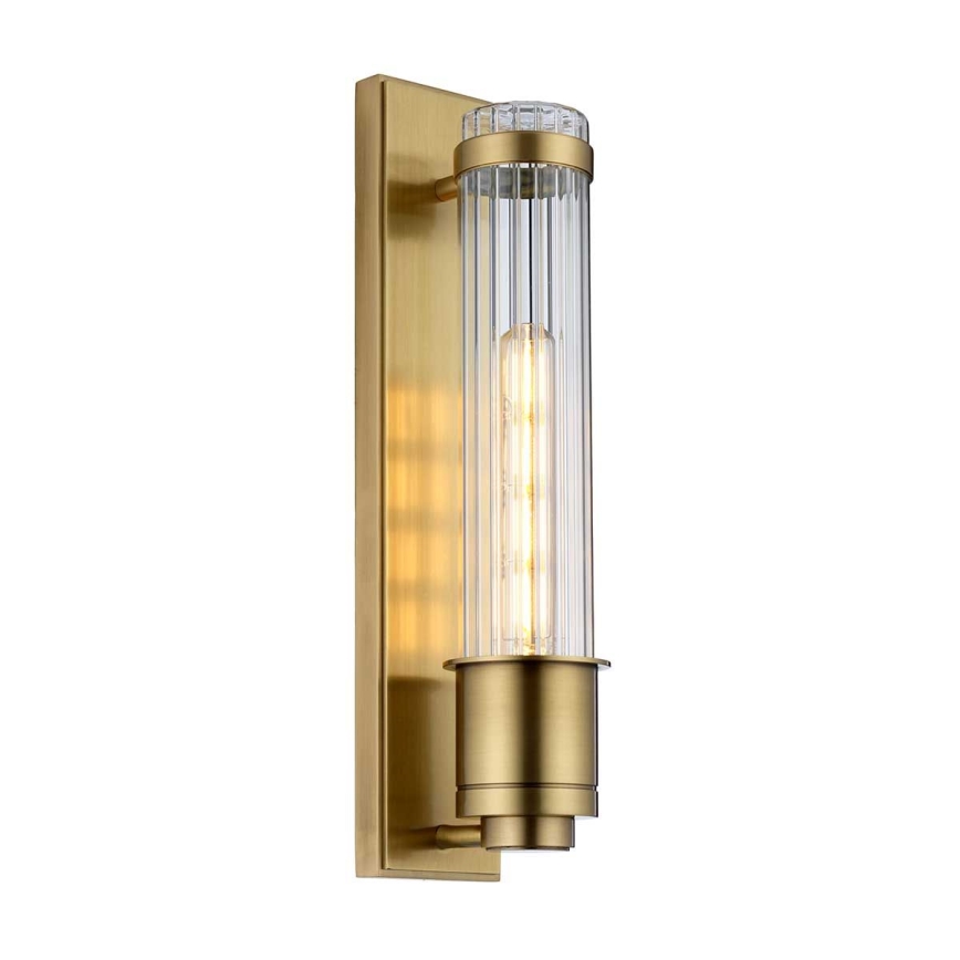 Quintiesse - WELLINGTON Bathroom Wall Light 1xE27/60W/230V IP44 Gold