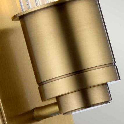 Quintiesse - WELLINGTON Bathroom Wall Light 1xE27/60W/230V IP44 Gold