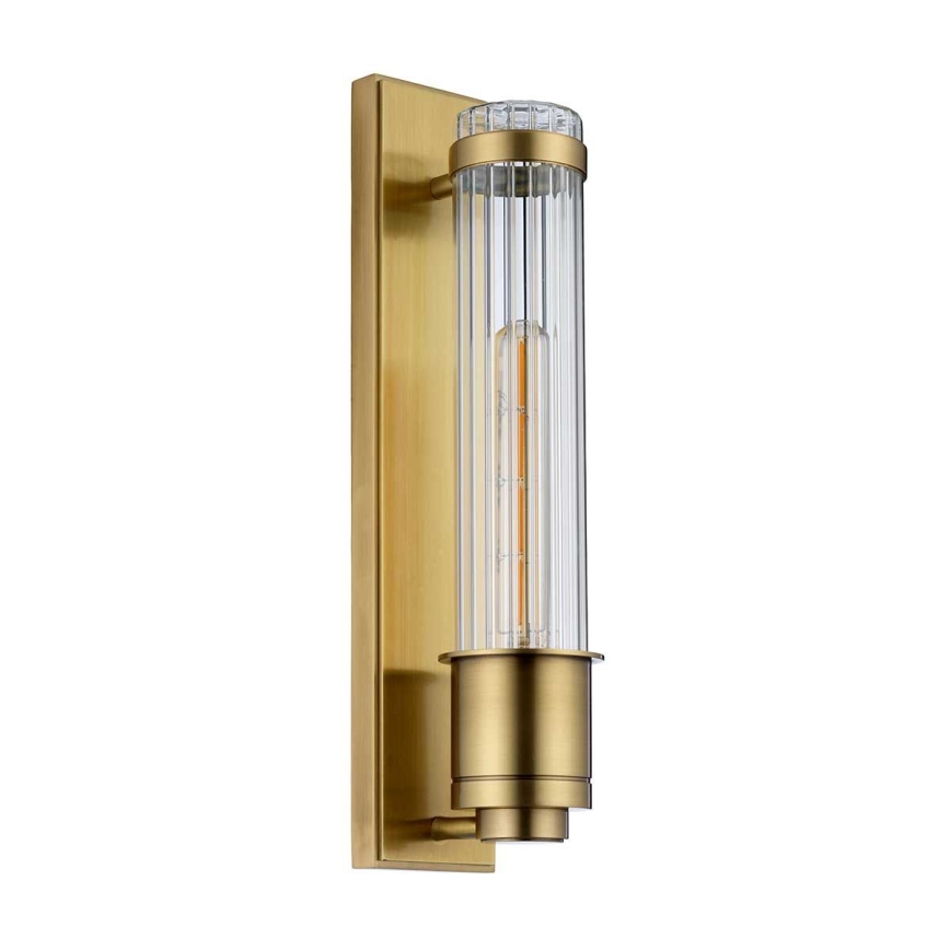 Quintiesse - WELLINGTON Bathroom Wall Light 1xE27/60W/230V IP44 Gold