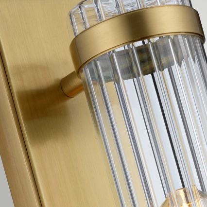 Quintiesse - LED Bathroom Wall Light WELLINGTON 1xE27/7W/230V IP44 gold