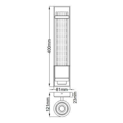 Quintiesse - Bathroom wall light WELLINGTON 1xE27/60W/230V IP44 polished chrome