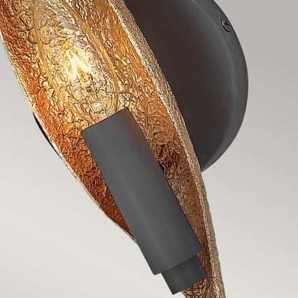 Quintiesse - Wall light WILLOW 1xE14/40W/230V gold/black