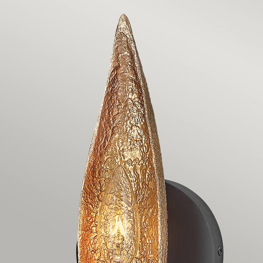 Quintiesse - Wall light WILLOW 1xE14/40W/230V gold/black