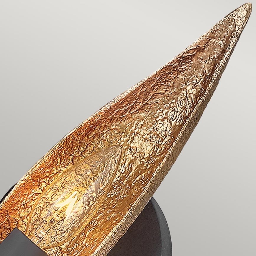 Quintiesse - Wall light WILLOW 1xE14/40W/230V gold/black