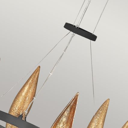 Quintiesse - WILLOW Cable Pendant Light 6xE14/40W/230V Ø 61 cm Gold/Black