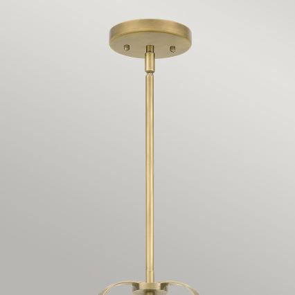 Quintiesse - WIMBERLEY Rod Chandelier 3xE27/60W/230V Ø 35.6 cm Gold
