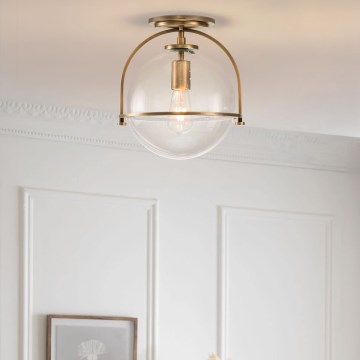 Quintiesse - SOMERSET ceiling light 1xE27/60W/230V, dia. 28.2 cm, gold