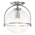 Quintiesse - SOMERSET ceiling light 1xE27/60W/230V Ø 28.2 cm matte chrome
