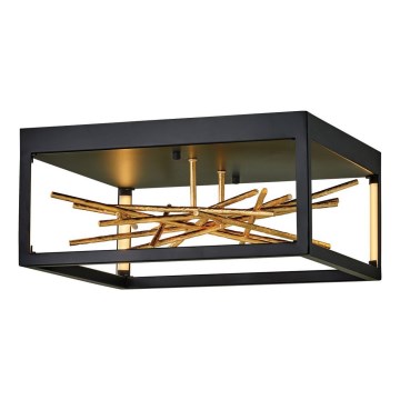 Quintiesse - STYX LED Ceiling Light 8W/230V, Black/Gold
