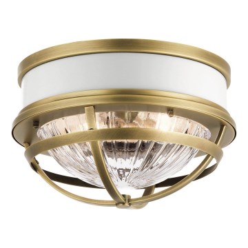 Quintiesse - TOLLIS Ceiling Light 2xE27/40W/230V Ø 30.5 cm, Gold