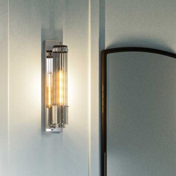 Quintiesse - WELLINGTON LED Bathroom Wall Light 1xE27/7W/230V IP44 Polished Chrome