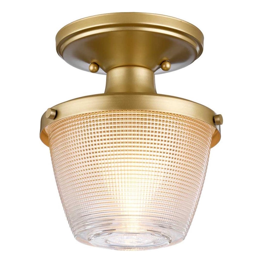 Quoizel - Bathroom ceiling light DUBLIN 1xE27/40W/230V IP44 gold