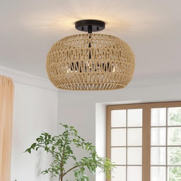 Quoizel - CASABLANCA ceiling light 3xE27/60W/230V, brown