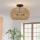 Quoizel - CASABLANCA ceiling light 3xE27/60W/230V, brown