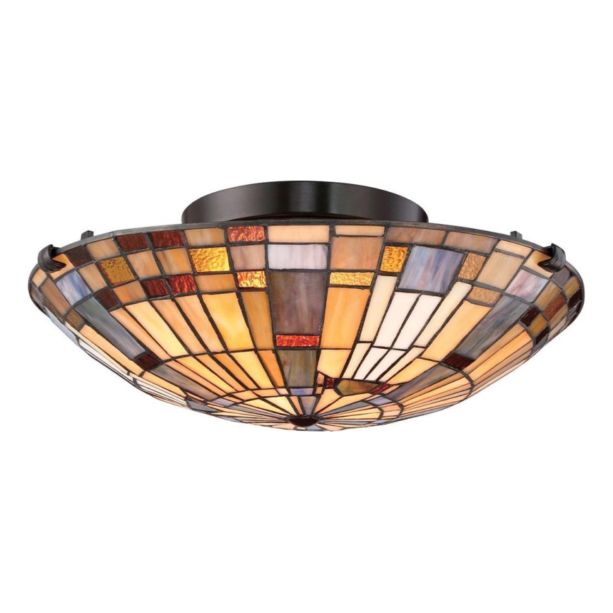 Quoizel - Ceiling light INGLENOOK 2xE27/60W/230V d. 40,7 cm