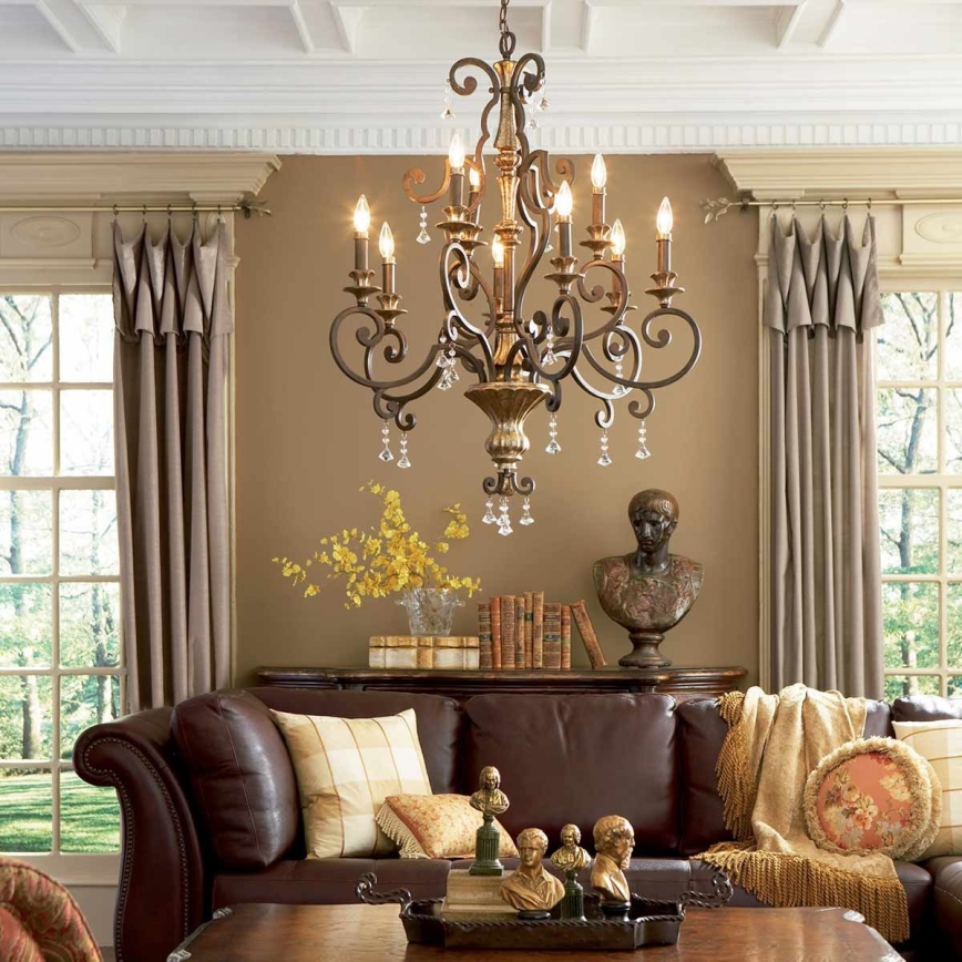 Quoizel - Chandelier on a chain MARQUETTE 9xE14/60W/230V