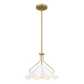 Quoizel - Chandelier on a pole MEJIA 1xE27/60W/230V d. 35,6 cm brass