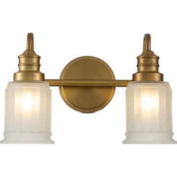 Quoizel - LED Bathroom Wall Light SWELL 2xG9/3W/230V IP44 Gold