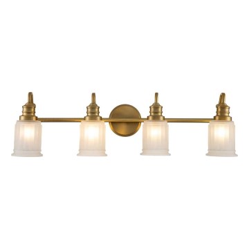 Quoizel - LED Bathroom Wall Light SWELL 4xG9/3W/230V IP44 Gold