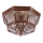 Quoizel - NEWBURY Outdoor Ceiling Light 3xE14/60W/230V IP44 Copper