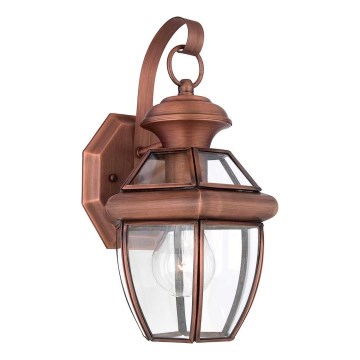 Quoizel - NEWBURY Outdoor Wall Light 1xE27/60W/230V IP44 Copper