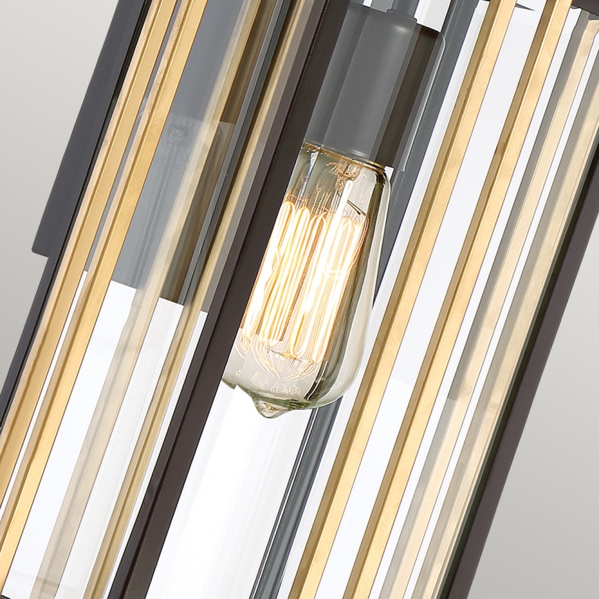 Quoizel - Outdoor wall light GOLDENROD 1xE27/100W/230V IP44 black/gold