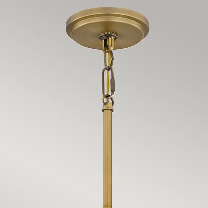 Quoizel - BRECKEN Rod Chandelier 2xE27/60W/230V Gold/Marble Decor