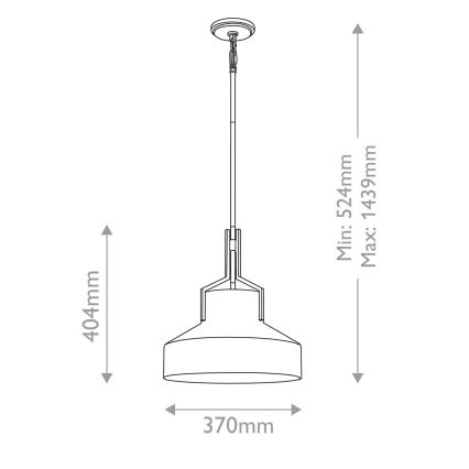 Quoizel - Rod Chandelier BRECKEN 2xE27/60W/230V Black/Marble Effect