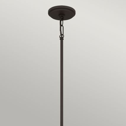 Quoizel - BRECKEN Rod Pendant, 2×E27 (max. 60 W per bulb), 230 V, Black/White