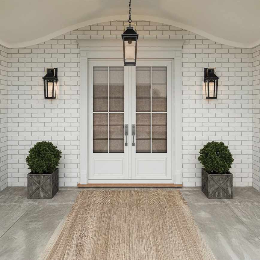 Quoizel - Outdoor wall light BUCKLEY 1xE27/40W/230V IP44 black