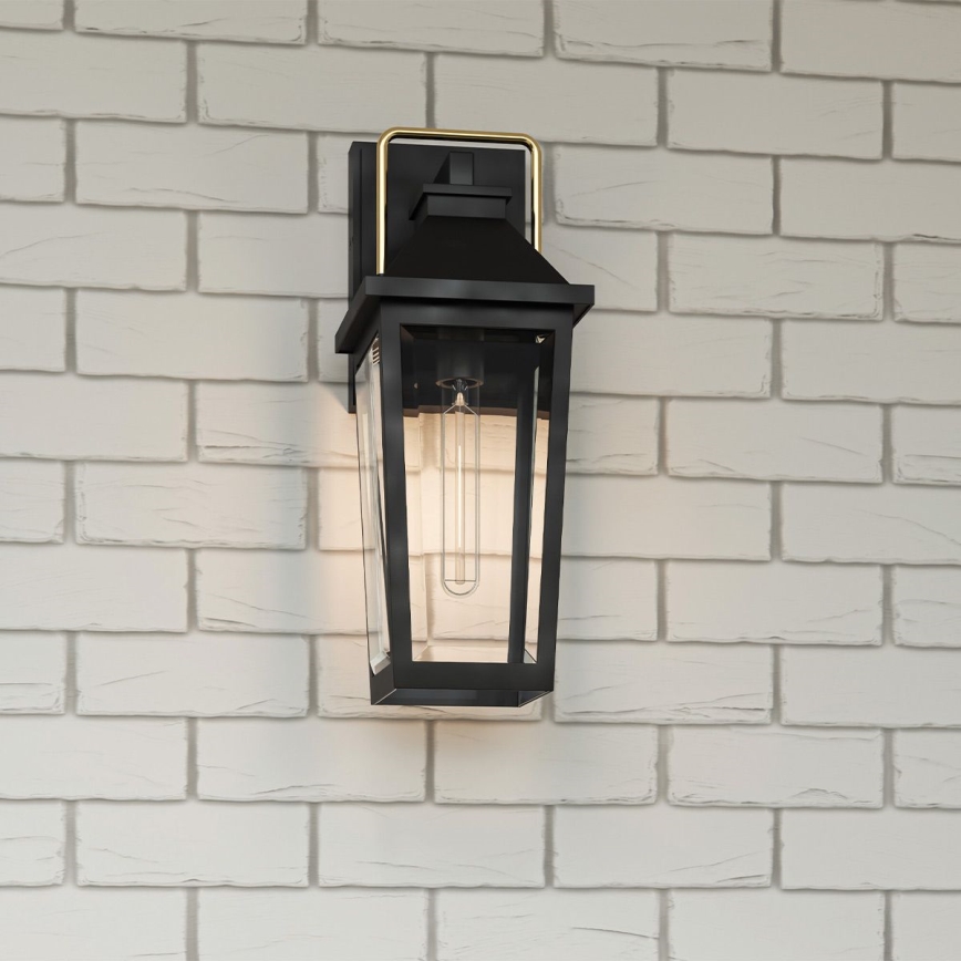 Quoizel - Outdoor wall light BUCKLEY 1xE27/40W/230V IP44 black