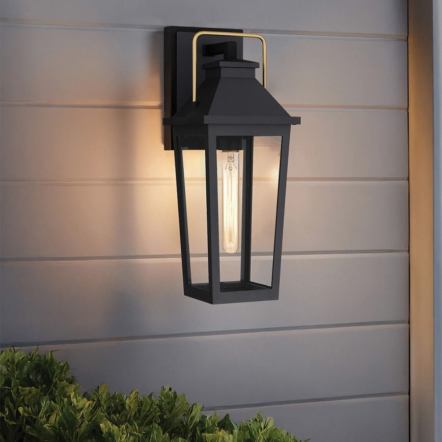 Quoizel - Outdoor wall light BUCKLEY 1xE27/40W/230V IP44 black