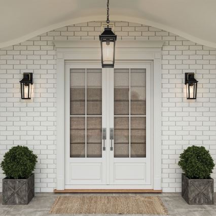 Quoizel - Outdoor wall light BUCKLEY 1xE27/40W/230V IP44 black