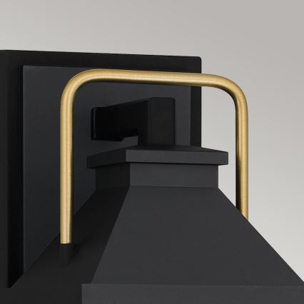 Quoizel - Outdoor wall light BUCKLEY 1xE27/40W/230V IP44 black