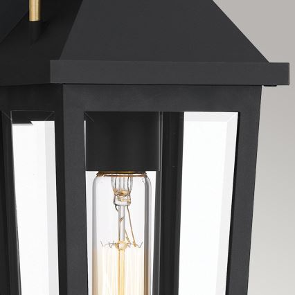 Quoizel - Outdoor wall light BUCKLEY 1xE27/40W/230V IP44 black