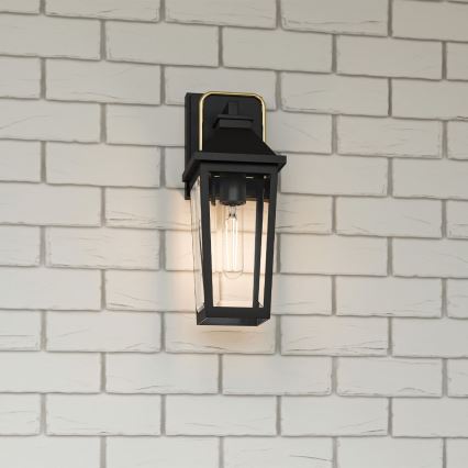 Quoizel - BUCKLEY S Outdoor Wall Light 1xE27/40W/230V IP44 Black